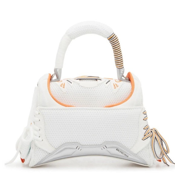 Balenciaga White and Orange Satchel - Picture 2 of 8